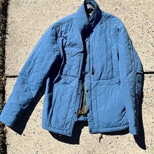 RELWEN Quilted Insulated Tanker Jacket  in Bright Cadet Large